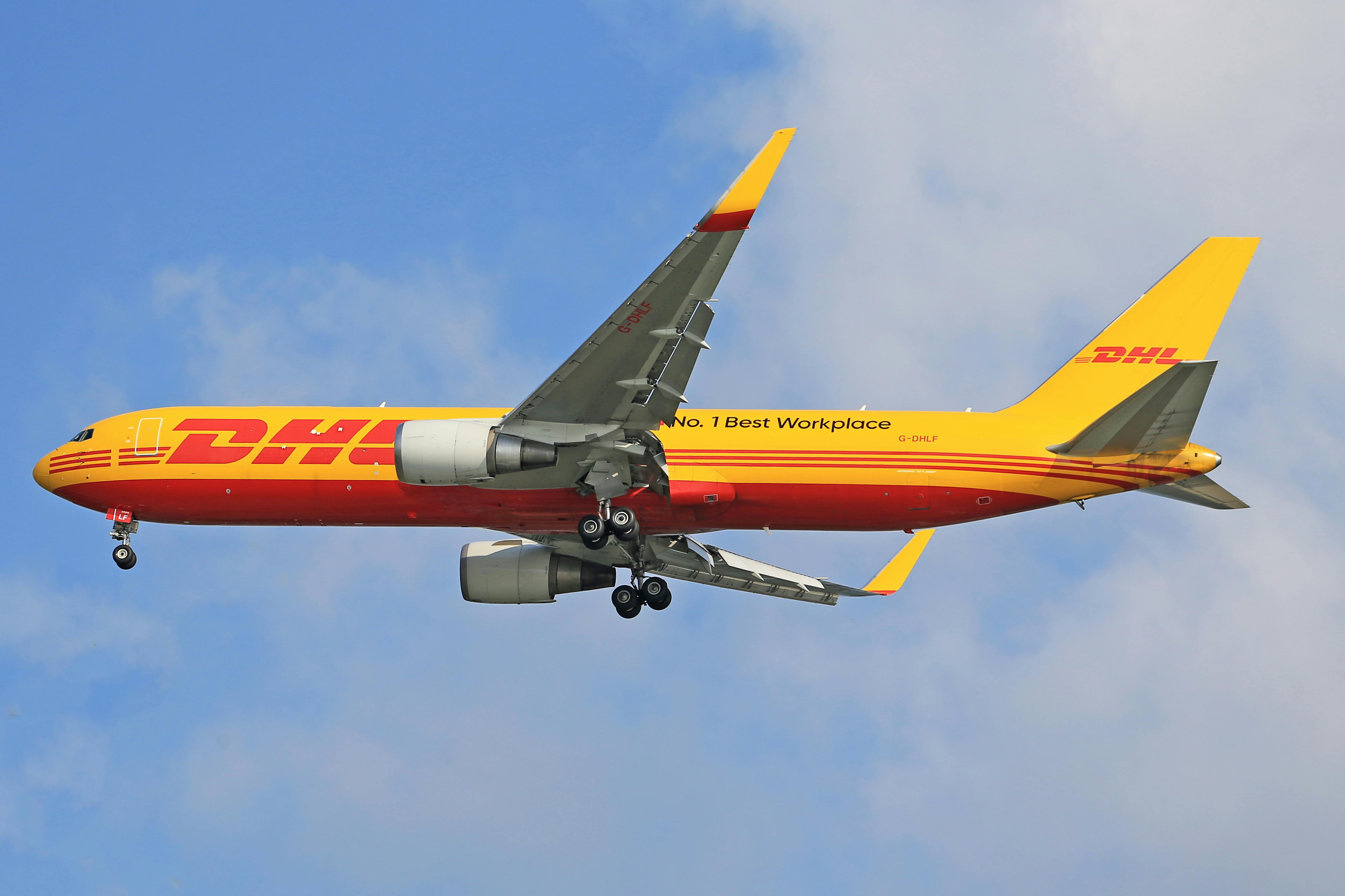 DHL国际空运快递飞机